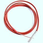 2 Wire PT1000 Temperature Sensor Thermistor Silicone Coated 1.5Meters Probe 45mm x 5mm -50-180 Centigrade RTDs