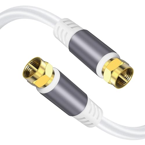 Tiierzon RG6 COAXIAL CABLE 5Ft,Low Loss High Speed Coax Cable Cord Extender thumb #1