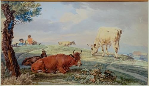 Impression d'affiches toile paysage de pâturage Oberland bavarois 60x90cm