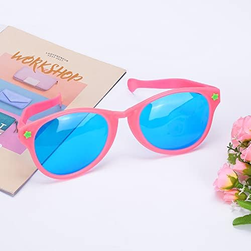 6 Pcs Jumbo Plastic Sunglasses Funny Party Glasses For Birthday Party Halloween Cosplay Supplies - Image 8