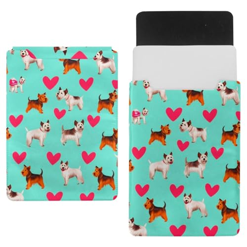 Funda para portátil de 35 x 25,9 cm acolchada contra impactos color verde