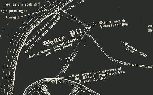 Historic Pictoric 5247379_2418__M03 Historic Map : Oak Island Treasure, Nova Scotia, Canada, Nolan, 1974, Vintage Wall Art : 24In X 18In thumb #7