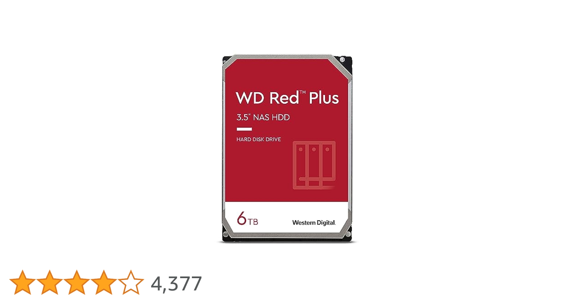 WD Red 6TB HDD 3.5インチ WD60EFRX Amazon.com: Western Digital 6TB WD Red Plus NAS Internal