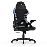 Cadeira Gamer DT3 GX, reclinável, apoio de cabeça ajustável, apoios de braços com ajuste de profundidade, revestimento em tecido Max2Weave, suporta até 110 e altura máx. de 1,75m (Blue)