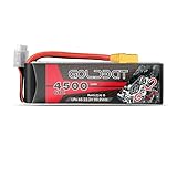 lipo 5s 5000mah 【WAS SIE ERHALTEN】1 Packungen GOLDBAT 22.2v 6s 4500mah RC Lipo 60c XT90 Stecker Lithium-Polymer-Akku, große Kapazität, hoher Burst, schnell aufgeladen, lange Lebensdauer (mindestens 150-fach), bis zu 200Wh / kg Energiedichte