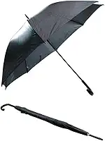 Guarda Chuva Grande Reforçado para Portaria 140cm - Resistente a Vento com Varetas Duplas em Aço, Impermeável para Eventos, Hotel e Recepção