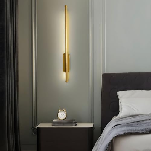 Image of Groeien Modern 3 Color LED Wall Sconce Luxe Baton Wall Light for Bedroom Living Room Corridor Lighting Fixtures Wall Mount(Warm+Natural+Coolwhite)(Luxe Baton)