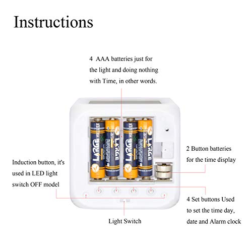 Cointone Led Alarm Clock Sport Basketball Design Creative Desk Table Clock Glowing Electronic Colorful Digital Alarm Clock For Unisex Adults Kids Toy Birthday Present #TOP6