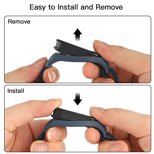 REALSIGN 2Pack Adjustable Elastic Band Compatible with Xiaomi MI BAND 3/4/5/6/7 Strap for Men Women,Stretchy Nylon Sports Strap Replacement Wristband Accessories for MI BAND 7/6/5/4/3 Fitness Tracker