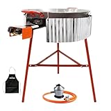 Tuyau et régulateur de gaz : cet ensemble intégré au tuyau butane avec colliers est homologué pour être utilisé avec ce kit complet en toute sécurité avec le régulateur de gaz butane inclus.