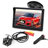 monitor lcd 5 * Sistema de cámaras de respaldo de vehículo: soporte NTSL / PAL; el monitor es fácil de ajustar el ángulo de visión de acuerdo a tu necesidad. El monitor de visión trasera de coche de 5 pulgadas ayuda a prevenir accidentes mientras conduces en marcha atrás evitando que los niños se traguen, peatones, juguetes y mascotas mientras se sale de la entrada o espacio de estacionamiento.