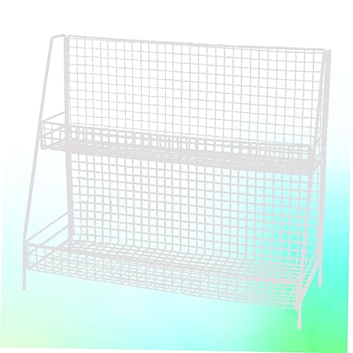 Scaffale per Cosmetici Ripiano Portaoggetti a Due