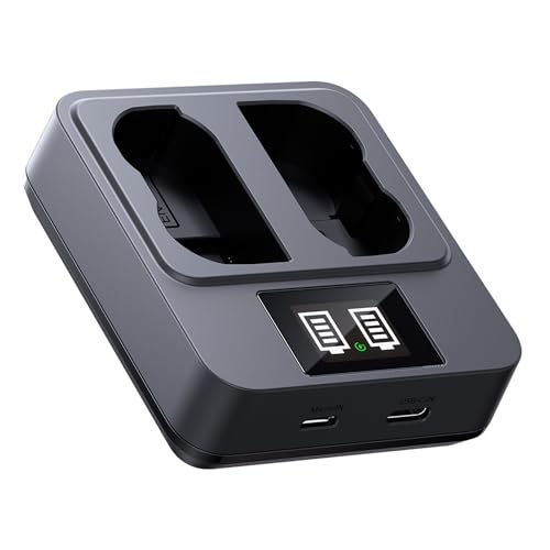 llano EN-EL15 �o�b�e���[ �[�d�� PD (�o�b�e���[2�܂œ����[�d�\/USB-C&Micro USB�[�d�|�[�g/PD20W �����[�d/4�i�K�c�d�\��) CM2PRO�V���[�Y
