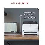 Canon imageFORMULA R30 - Office Document Scanner, Auto Document Feeder, Duplex Scanning, Plug-and-Scan Capability, No Software Installation Required - Image 5