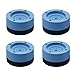 Feliciay 4pcs Waschmaschine Und Trockner Anti-Vibrations-Pads, Stoß- Und GeräUschunterdrüCkung WaschmaschinenunterstüTzung, KüHlschrank Waschmaschine NivellierfüßE (Blau)