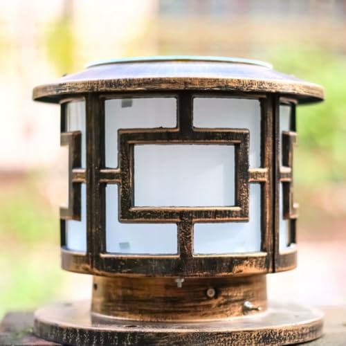 Lámpara solar para poste resistente al agua para iluminar caminos oscuros 4