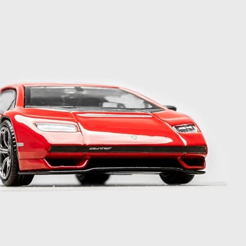 Modelo de coche metálico LPI 800-4 escala 1:64 rojo miniatura 3