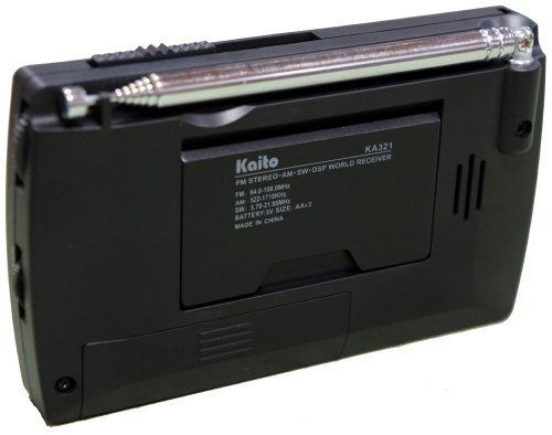 Kaito Ka321 Pocket-Size 10-Band Am/Fm Shortwave Radio With Dsp (Digital Signal Processing), Black #TOP1