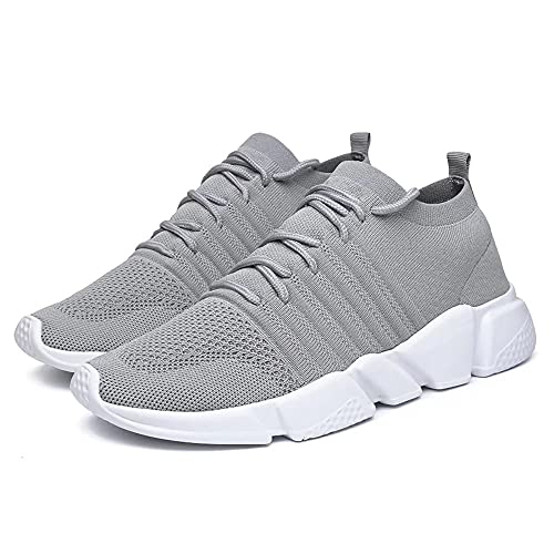 Image of GSLMOLN Mens Womens Fashion Sneakers Unisex Slip on Ultra-Sock Knit Soft Sole Breathable Lightweight Casual Walking Shoes