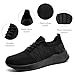 XKOWUO Women's Running Shoes Slip On Tennis Sneakers for Women Non Slip Walking Shoe Sport Lightweight Workout Gym Mens Breathable Outdoor All_Black Size US 10
