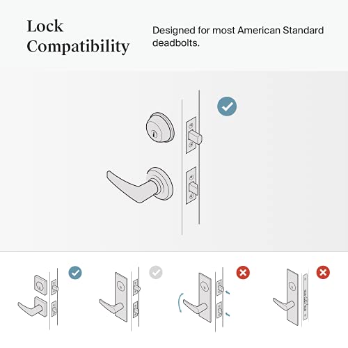 Level Bolt Smart Lock - Smart Deadbolt That Works With Your Existing Lock For Keyless Lock Entry, App-Enabled Bluetooth Lock With Smartphone Access, Compatible With Apple Homekit #TOP6