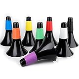 ZEAYEA 8 Pcs Agility Training Sport Cone, 9 Inches Marker Cones with Carry Bag, Basketball Training Cones for Soccer Football Basketball Speed Grab Drills and Training