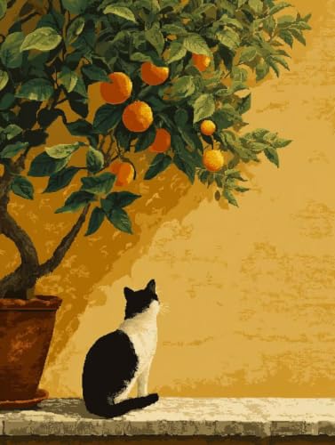 Cuadros decoración salón modernos para pintar por números: arte con pintura acrílica de fruta