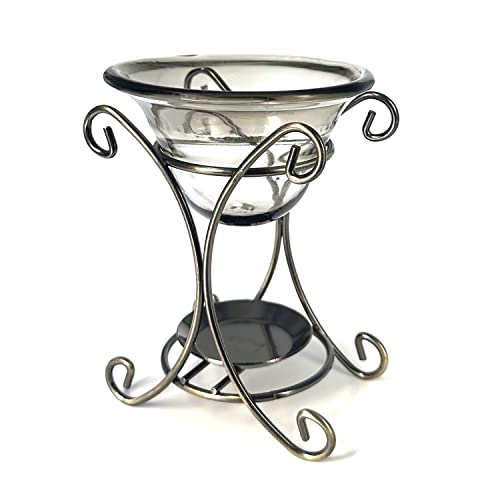 Ytykinoy Y-C-H Bronze Vintage Metal Tea Light Candle Holder Wax Warmer Aromatherapy Essential Oil Burner  cover