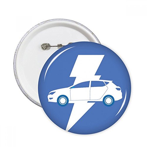Badge bouton foudre d'énergie écologique pour vêtements DIYthinker lot de 5