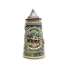 Beer Stein Oktoberfest Lidded Beer Mug by E.H.G. | .90 Liter
