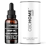 Huile de Graines de Chanvre 20% + Mélatonine - 50 ml - Base de Coco et...