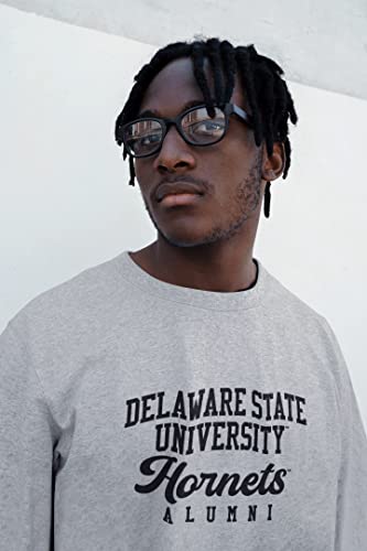 CreateMyTee | Delaware State University Alumni Crewneck Sweatshirt3