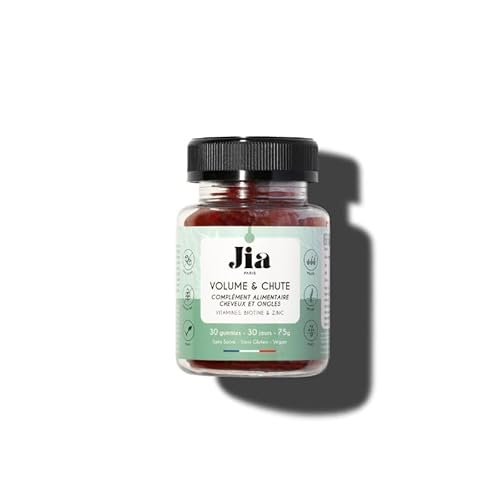 JIA PARIS - Compléments Alimentaires - Pousse des Cheveux - Gummies Volume & Chute : Notre complément alimentaire végan et gourmand Cover