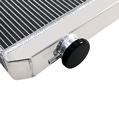 Ozcoolingparts 3 Row Core All Aluminum Radiator +14" Fan W/Louver Shroud Kit For 1958-1984 59 60 79 80 81 82 83 Toyota Land Cruiser Pickup 3.9L 4.2L L6 #TOP7