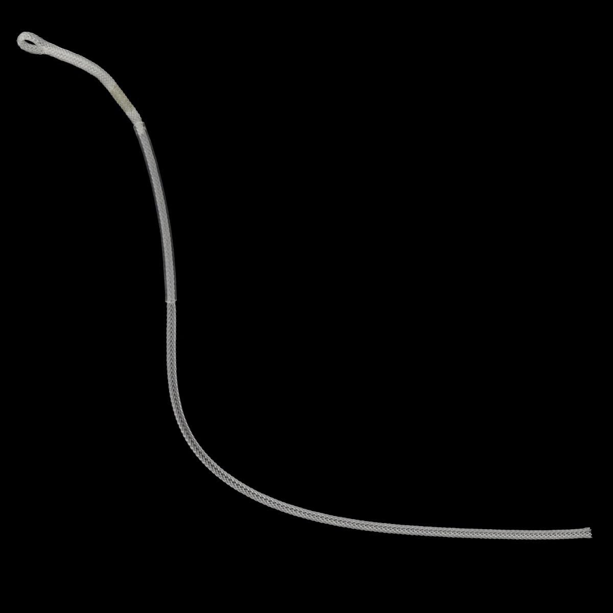 Lot de 10 connecteurs de ligne de pêche à la mouche, fil tressé haute résistance, câble de connexion durable pour accessoires de pêche à la mouche, 13,6 kg (blanc)