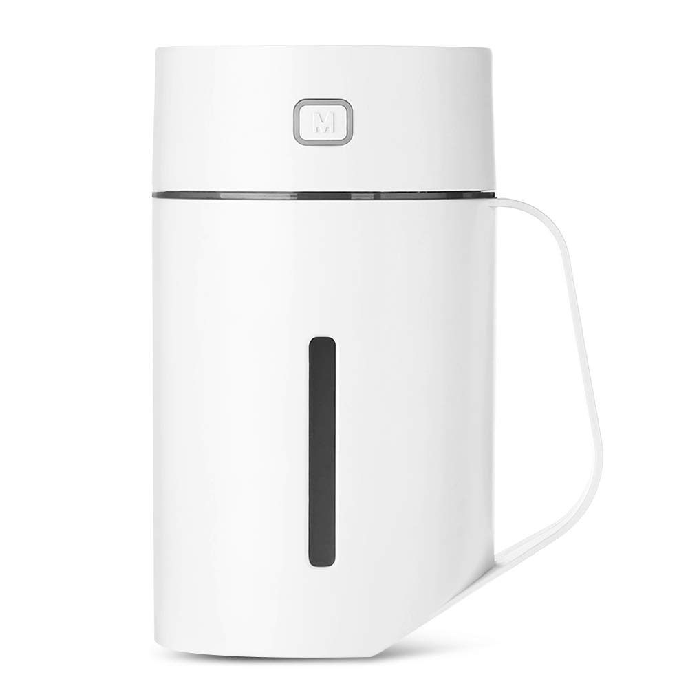 420ml Large Capacity Humidifier Built-in 1200mAh Li-ion Nano Atomization (White, Not Include Battery)