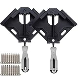 ■ {Breite Anwendung} - Winkelklemmenhalter für Holzarbeiter, Schreiner, Fotorahmen und Aquarienrahmen usw.