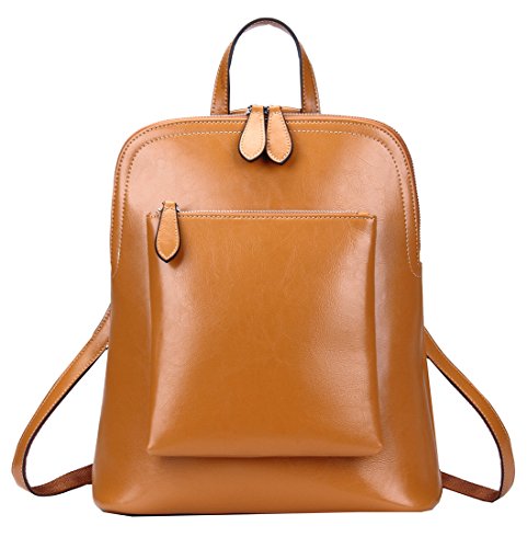 image for HESHE Leather Backpack Purses for Women Backpacks Anti-Theft Daypacks 