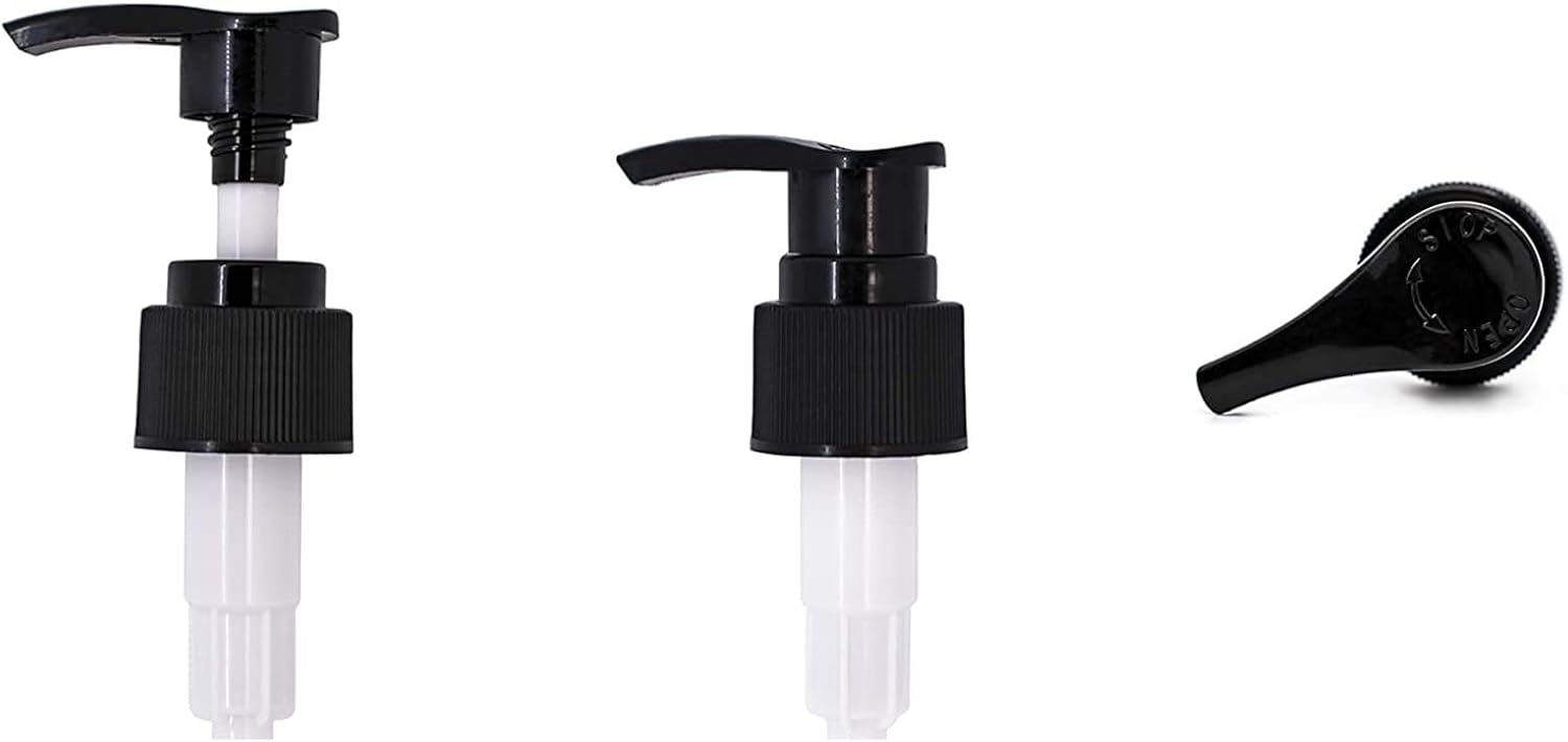 Empty Lotion Pump Bottle, Bpa Free Refillable Plastic 1000 ml Amber Pet Container for Soaps, Shampoos, Lotions, Liquid Body Soaps, Creams and Massage Oils, 3 Pack : Beauty & Personal Care