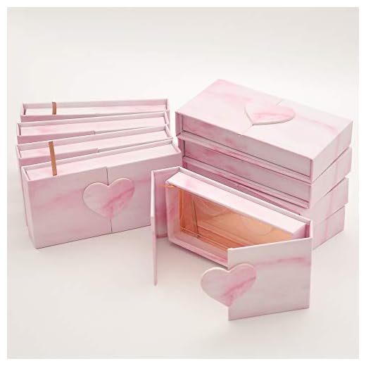 10pcs/Pack Wholesale Eyelash Packaging Box Lash Boxes Package 25mm Mink Lashes Storage Case With Tray Makeup Bulk Vendors (DT-DK-FX-10pcs)