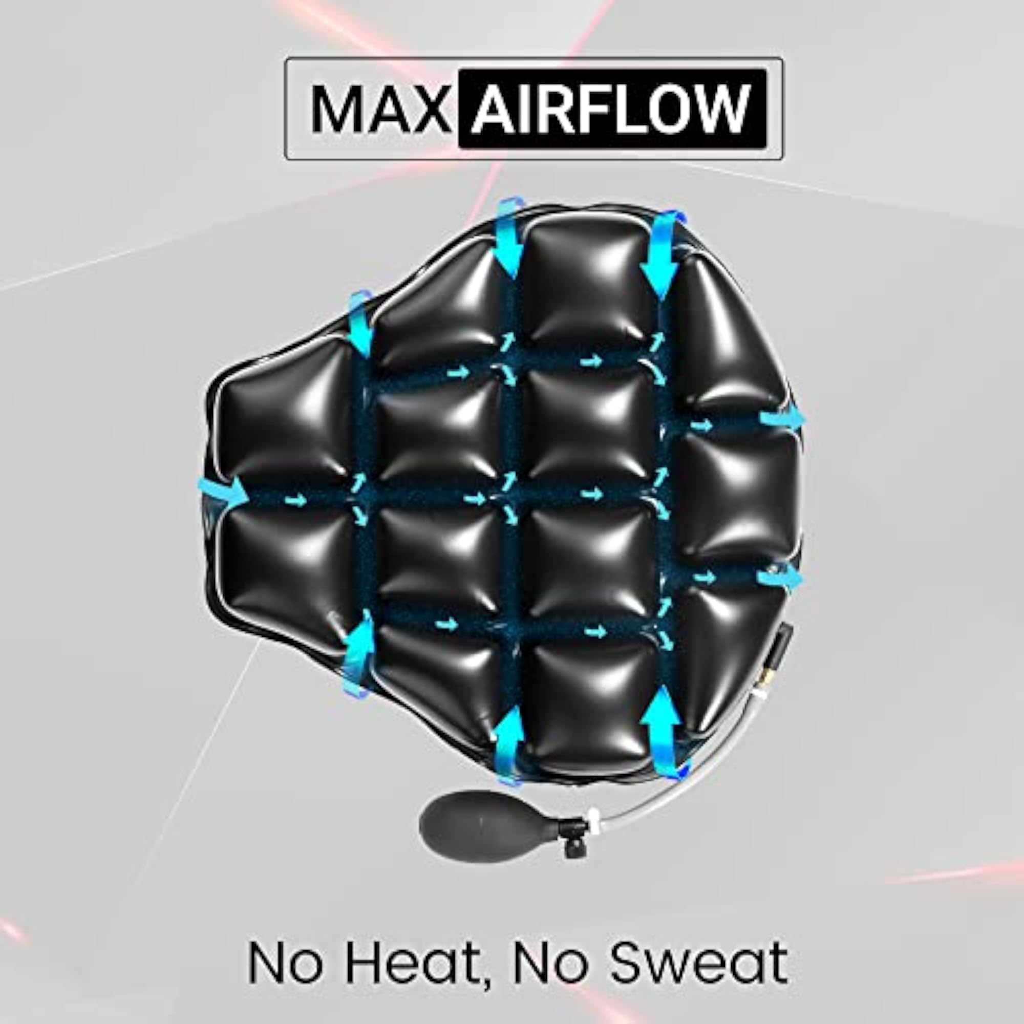 GrandPitstop Motorcycle Air Seat Cushion for Comfort