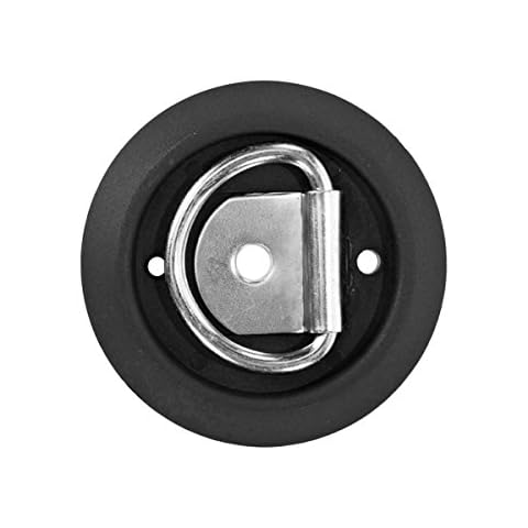 Sierra Pacific Engineering Surface Mount Anti-Rattle Tiedown Anchors 1,200 lb Capacity 1-Hole D-Ring, 1-Pack Cover