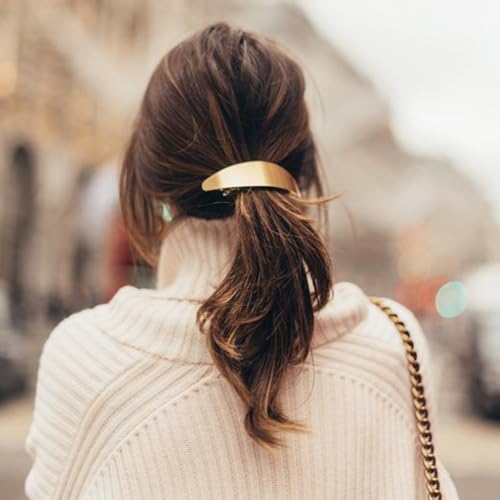 Ded SB-3731 Pack Of 5 Women Hair Clips Metal Hair Pins Simple Retro Large Hair Barrettes French Clip Barrettes thumb #6