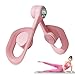 Pelvic Floor Exerciser, 360° Rotation Kegel Trainer Thigh Master Anti Slip Pelvic Floor Trainer with Counter Inner Thigh Exerciser Equipment for Women Home Gym Use (Pink)