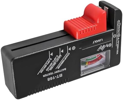 3Pcs Battery Tester Checker, Universal Battery Checker for AA AAA C D 9V 1.5V Button Cell Household Batteries Smal Electrical Monitor Meter Equipment - 5
