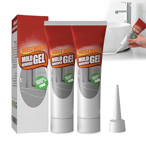 Mold Remover Gel,Household Mold Magic Remover Gel,gel De Nettoyage Domestique Puissant Pour Les Espaces De Carrelage De Salle De Bain Et De Cuisine, Formule...