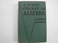 A first course in algebra B0007ENUD8 Book Cover