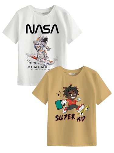 Image of Dagcros Half Sleeve Round Neck Cotton Tshirt for Boys