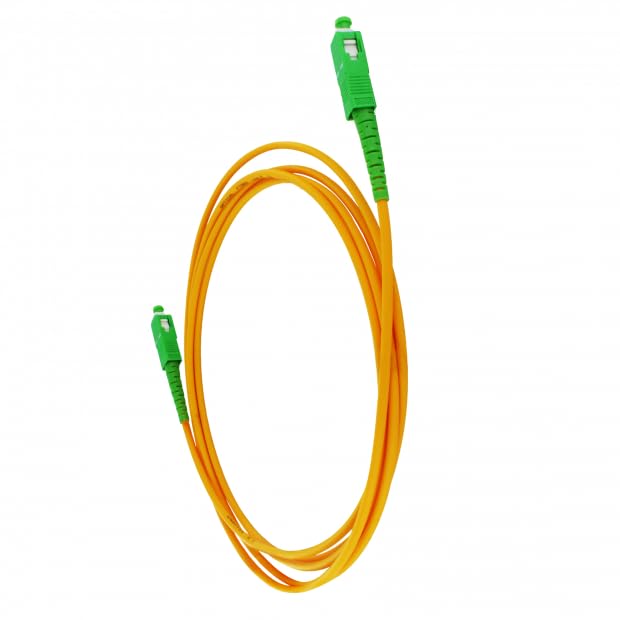 Câble fibre optique SC/APC monomode Force Power Lite de 2m orange et vert