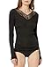 Produktbild Hanro Damen Rubina Long Sleeve Shirt Mieder, Phantom, Klein